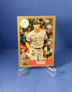2022 Topps Series 1 Aaron Judge 1987 35th Anniversary Card #T87-99 2/75 Yankees - Picture 1 of 3