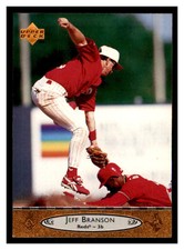 1996 Upper Deck #52 JEFF BRANSON Cincinnati Reds ~D8E