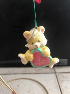 CARLTON CHRISTMAS ORNAMENT: GODCHILD : A SPECIAL GODCHILD ANGEL BEAR 1995 new - Picture 1 of 7