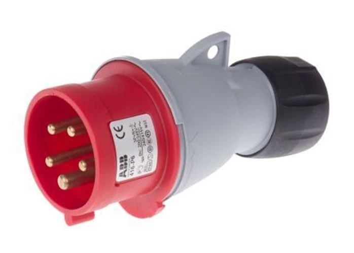 1 x ABB Easy & Safe Series, IP44 Red Cable Mount 3P+N+E Industrial Power Plug, R - Image 1 of 1