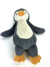 Jellycat Bashful Penguin 12” Medium Plush Gray Orange Stuffed Animal