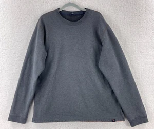Indigo Palms Gray Crew Neck Pullover Sweater Mens Long Sleeve Knit Size XL - Picture 1 of 14