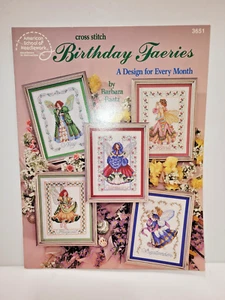American School of Needlework Birthday Faeries Pattern Book Barbara Baatz #3651 - Picture 1 of 18