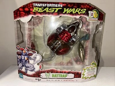 2005 Hasbro Transformers Beast Wars 10th Anniversary Rattrap MISB New - Image 1 of 4