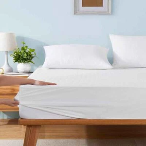 Waterproof Summer Cooling Mattress Protector Pads for Hot Sleepers - Picture 1 of 7