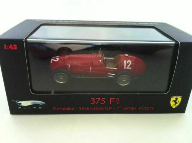 HOT WHEELS ELITE 1:43 AUTO FERRARI 375 F1 SILVERSTON GP 1° VICTORY  ART N5600 - Immagine 1 di 1