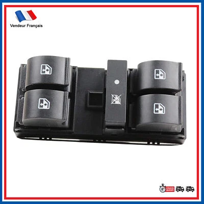 Platine Bouton de Leve Vitre Avant Gauche pour Fiat Linea 735442332,735 442 332 - Immagine 1 di 4