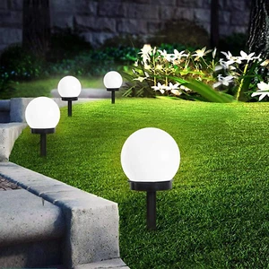 Solar Lights Outdoor, 8 Pack LED Solar Globe Powered Garden Light Waterproof for - Picture 1 of 12