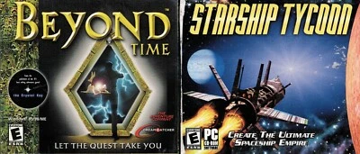Starship Tycoon and Beyond Time Pc Brand New XP 2 Fun Full Version Games - Image 1 of 2