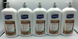 Suave Skin Solutions Nourishing Lotion Cocoa Shea Body Lotion, 32 FL OZ, 5-Pack - Picture 1 of 4