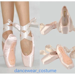 Ballett Spitzenschuhe Damen Kinde Harter Boden Ballettschuhe Ballet Pointe Shoes - Picture 1 of 7