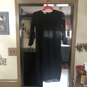 Child Black Robe Halloween Costume Size M 8-10 Just Add Mask See Photo’s ! - Picture 1 of 5