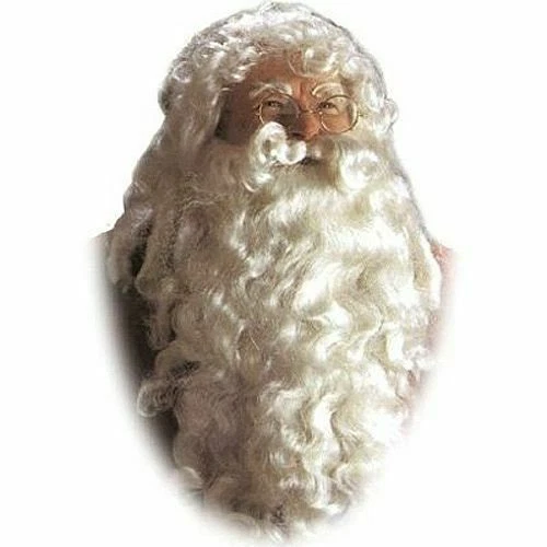 Halco 102717 Christmas Party - Santa Wig and Beard Deluxe