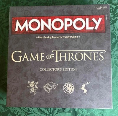 Game of Thrones Monopoly Board Game Collectors Edition Hasbro - Image 1 of 4