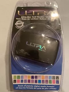 Ultra Black All-in-One Digital Card Reader / Writer USB 2.0 Windows Mac OS New - Picture 1 of 5