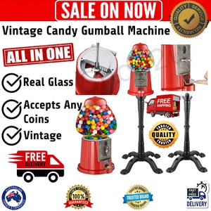 6260 Great Northern 15 Vintage Candy Gumball Machine & Bank with Stand - Picture 1 of 14