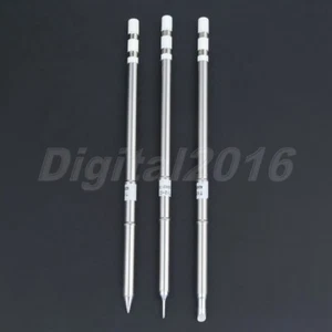 3Pcs/Set T12 Series Soldering Iron Tips Kit T12-C4 T12-C1 T12-B For Welding - Picture 1 of 10