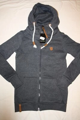 NEU * Merish * Damen Mädchen Jacke Fleece Gr. S grau Sweatjacke Hoodie - Bild 1 von 3