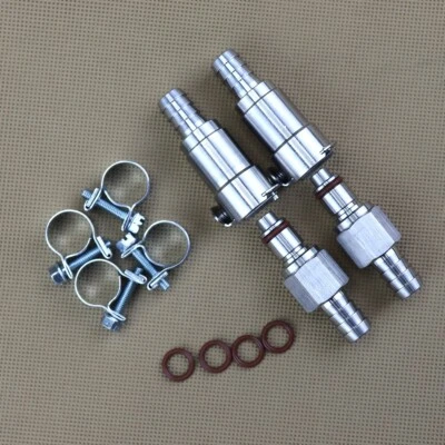 Juego de 2 acoplamientos de desconexión de liberación rápida para tanque de gasolina Honda VTX 1800 3/8" Foto 1 de 4