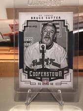 2015 Panini Cooperstown HOF Chronicles #16 Bruce Sutter Blue Parallel #’d 4/25