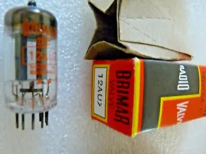12AU7 ECC82 Brimar Orange Print 17mm Anode New Old Stock Valve Tube 1 pc NOV19A - Picture 1 of 3