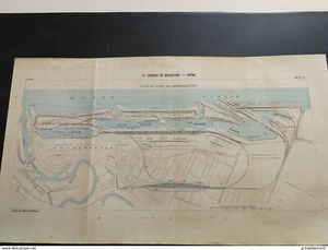 ANNALES PONT et CHAUSSEES (Allemagne) Plan du Port de Bremerhaven 1903 - Imagen 1 de 3