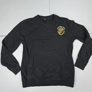 Onitsuka Tiger 2014 Men XL 65th Anniversary Shield Patch Crew Pullover Black/Gld - Picture 1 of 7
