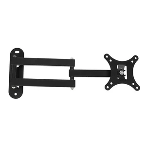 Swivel TV Wall Mount Stainless Steel Monitor Hanger Mounting Bracket Rotating - Picture 1 of 9