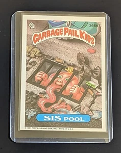 1987 Garbage Pail Kids Sis Pool #366b - Series 9 - Picture 1 of 4