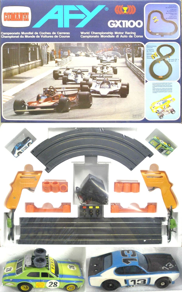 1980 Aurora GX1100 AFX G+ SlotCar Race Set Escort Capri - Image 1 of 1