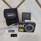 Sony Cyber-shot DSC-W120 7.2MP Digital Camera with battery charger sd card case