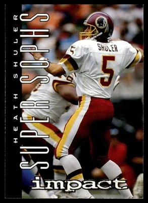 1995 SkyBox Impact Heath Shuler Washington Redskins #164 - Image 1 of 2