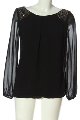 F&F Blusa de manga larga Mujeres Blusa Talla EU 36 negro elegante - Imagen 1 de 4