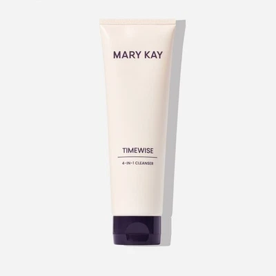 Mary Kay TimeWise 4 em 1 limpador normal/seco 4,5 oz 127 g idade minimiza caixa 3D - Imagem 1 de 4