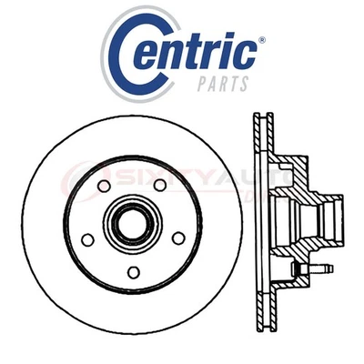 Centric C-TEK Disc Brake Rotor for 1991-1994 Ford Explorer 4.0L V6 - Kit Set wp Foto 1 de 4