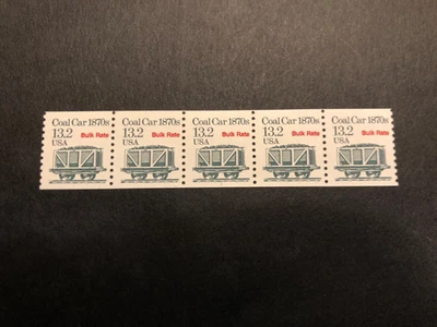 U.S. Stamps, Scott # 2259, PNC5 #1, 13.2c Coal Car, MNH - Image 1 of 2