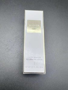 BYROE NEW YORK Sedano AHA + LHA Resurfacing SeruM 1 oz/30 ml Full SZ SCATOLA SIGILLANTE $86 - Foto 1 di 3