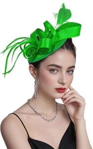 Century Star Kentucky Derby Fascinators Hats for Women One Size, Green - Picture 1 of 9