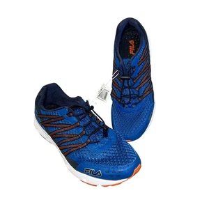 Fila Sorrento atmungsaktiv Mesh sportliche Turnschuhe Schuhe blau orange Herren 13 neu ohne Etikett - Bild 1 von 3