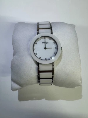 Женские часы Bering Time керамические серебристые нержавеющая сталь керамические звенья 11435-754 - Изображение 1 из 4