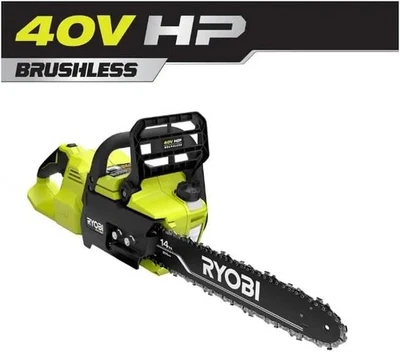 Motosierra inalámbrica sin escobillas Ryobi RY405010BTL 14" 40V HP (SOLO HERRAMIENTA) Foto 1 de 3