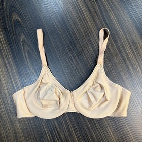 NWOT Wacoal Nude Plain  36C Padless Bra With Underwire 85182 Dead stock