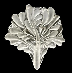 Vintage Mikasa Rhapsody 13,5" Crystal Swirl mattiert große Schale top - Bild 1 von 6