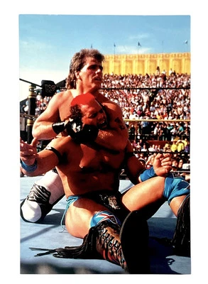 Tarjeta fotográfica de lucha libre WWE SHAWN MICHAELS AND TATANKA WRESTLEMANIA EN VIVO 4X6 #15 Foto 1 de 2