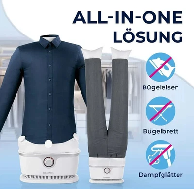 CleanMaxx 00384 1800W Automatischer Hemdenbügler - Weiß - Bild 1 von 4