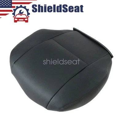 Cubierta de asiento de cuero inferior del lado del conductor negra para Mercedes-Benz Sprinter 2007-2019 Foto 1 de 4