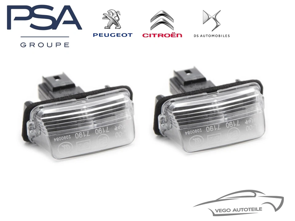 KENNZEICHENBELEUCHTUNG Links Peugeot 307 SW (3H) 2005 6340A3