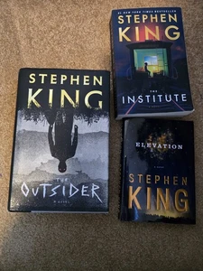 Lot Of 3 Stephen King Books - The Outsider, The Institute, Elevation - Bild 1 von 2
