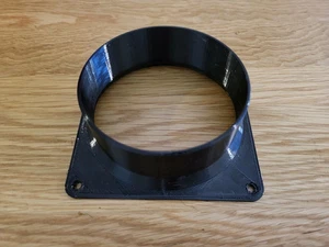 120mm to 4 inch Fan Duct Adapter Intake Exhaust Silencer Crypto ASIC Miner S9 L3 - Picture 1 of 3