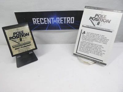 Pole Position II (Atari 7800, 1986) with manual Tested and working - Image 1 of 4